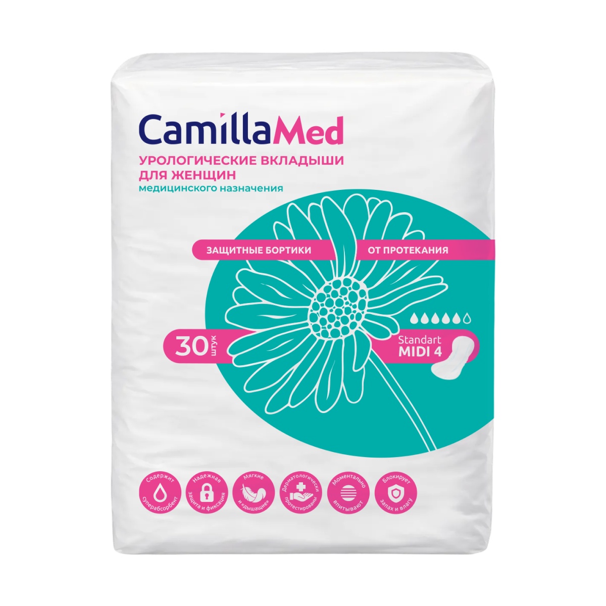 Женские вкладыши CamillaMed Midi